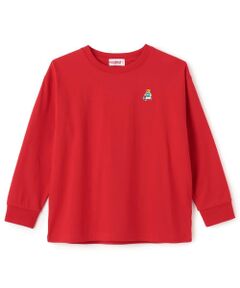 minimal / ミニマル Tシャツ | くまワンポイント天竺ロングＴシャツ