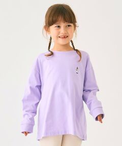 minimal / ミニマル Tシャツ | くまワンポイント天竺ロングＴシャツ