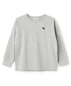 minimal / ミニマル Tシャツ | くまワンポイント天竺ロングＴシャツ
