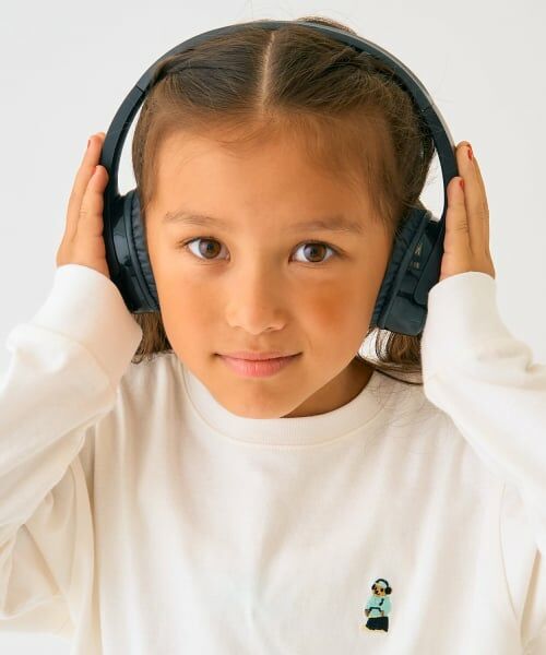 minimal / ミニマル Tシャツ | くまワンポイント天竺ロングＴシャツ | 詳細12