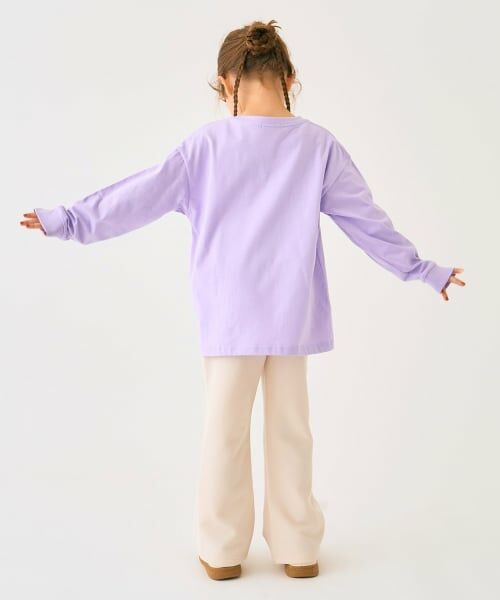 minimal / ミニマル Tシャツ | くまワンポイント天竺ロングＴシャツ | 詳細14