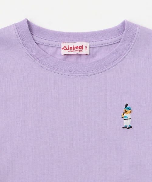 minimal / ミニマル Tシャツ | くまワンポイント天竺ロングＴシャツ | 詳細2