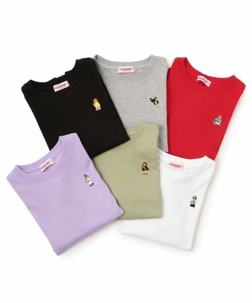 minimal / ミニマル Tシャツ | くまワンポイント天竺ロングＴシャツ | 詳細7