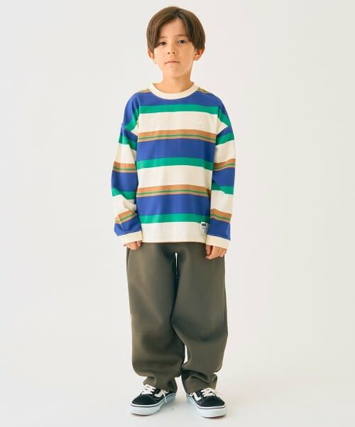 minimal / ミニマル Tシャツ | ボーダーロングＴシャツ | 詳細11