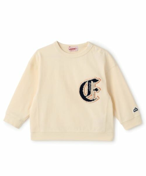 minimal / ミニマル Tシャツ | ヘビー天竺レタードロングＴシャツ（オフ ホワイト）