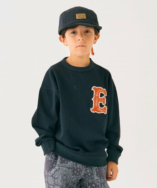 minimal / ミニマル Tシャツ | ヘビー天竺レタードロングＴシャツ（黒）