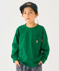 minimal / ミニマル Tシャツ | 【防汚加工】アウトドアポケット刺しゅうロンT