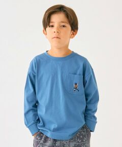 minimal / ミニマル Tシャツ | 【防汚加工】アウトドアポケット刺しゅうロンT