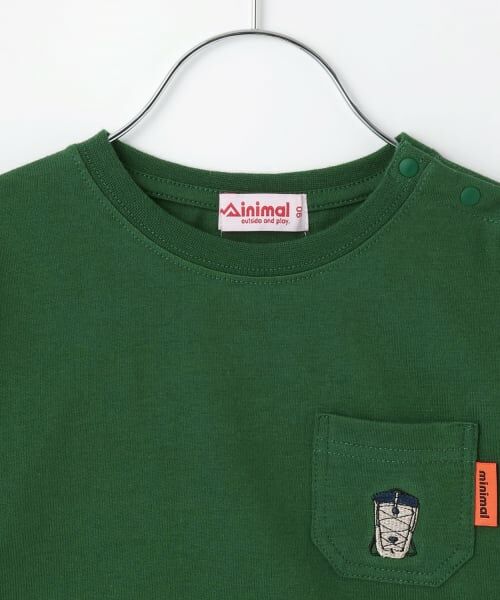 minimal / ミニマル Tシャツ | 【防汚加工】アウトドアポケット刺しゅうロンT | 詳細2