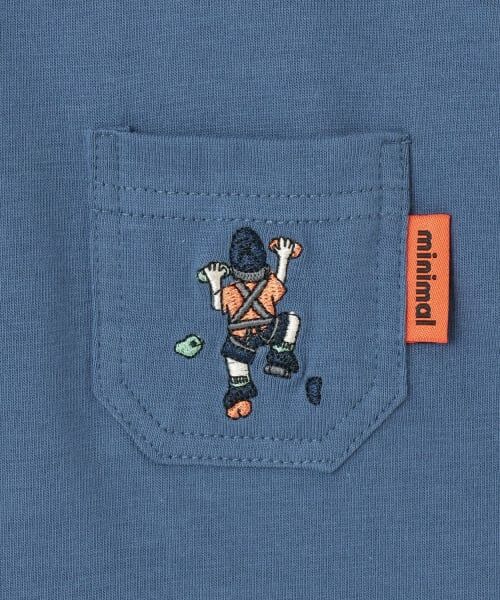 minimal / ミニマル Tシャツ | 【防汚加工】アウトドアポケット刺しゅうロンT | 詳細4