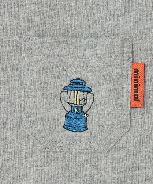 minimal / ミニマル Tシャツ | 【防汚加工】アウトドアポケット刺しゅうロンT | 詳細5