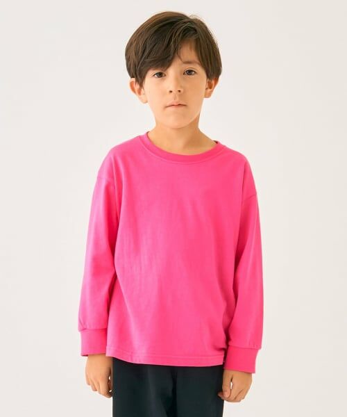 minimal / ミニマル Tシャツ | 【防汚加工】アソートプリントロンT（マゼンダ）