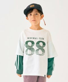 minimal / ミニマル Tシャツ | 【防汚加工】ナンバリングレイヤードロンT