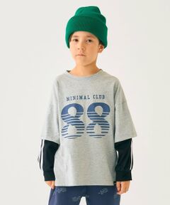 minimal / ミニマル Tシャツ | 【防汚加工】ナンバリングレイヤードロンT