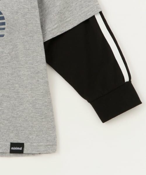 minimal / ミニマル Tシャツ | 【防汚加工】ナンバリングレイヤードロンT | 詳細4
