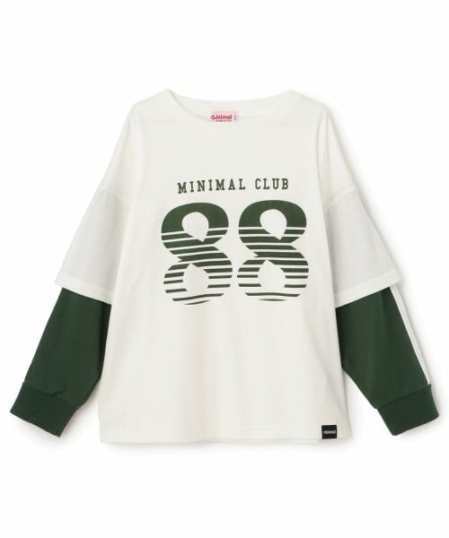 minimal / ミニマル Tシャツ | 【防汚加工】ナンバリングレイヤードロンT | 詳細6