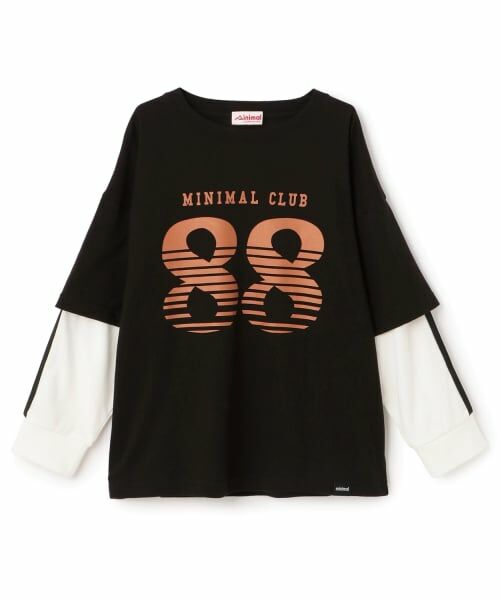 minimal / ミニマル Tシャツ | 【防汚加工】ナンバリングレイヤードロンT | 詳細8