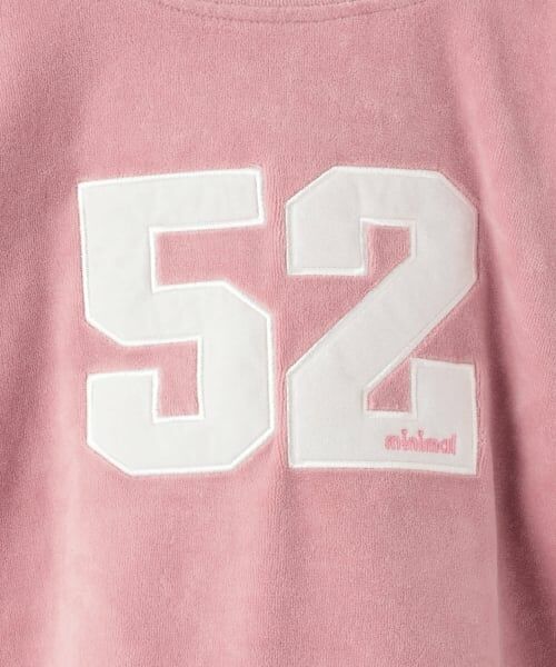 minimal / ミニマル スウェット | 短丈ベロアトレーナー | 詳細3