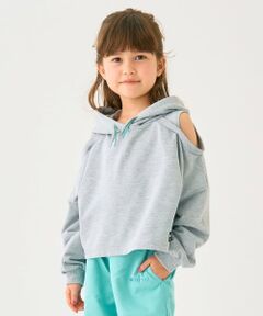 minimal / ミニマル スウェット | 短丈肩だしミニ裏毛トレーナー