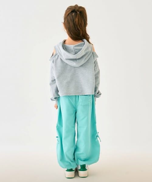 minimal / ミニマル スウェット | 短丈肩だしミニ裏毛トレーナー | 詳細12