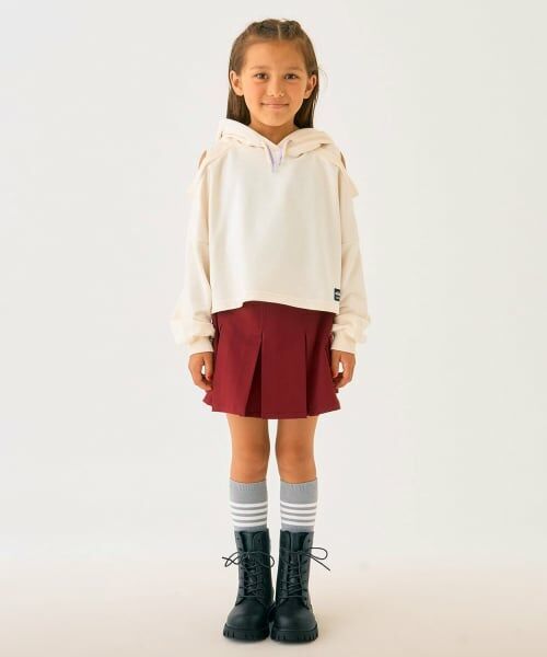 minimal / ミニマル スウェット | 短丈肩だしミニ裏毛トレーナー | 詳細13