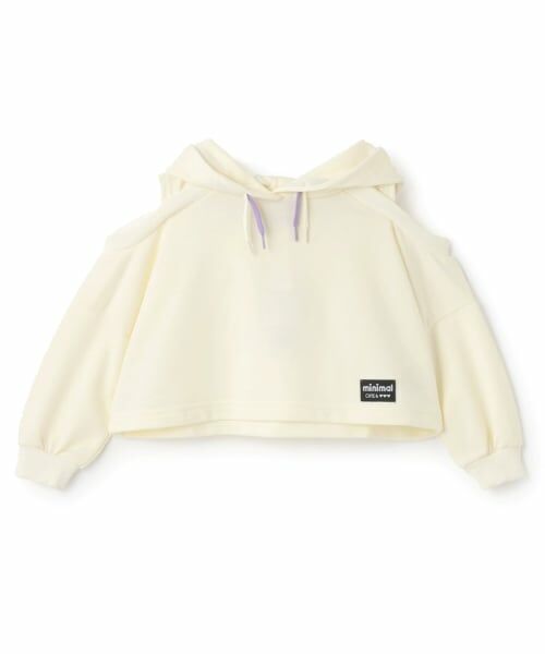 minimal / ミニマル スウェット | 短丈肩だしミニ裏毛トレーナー | 詳細7