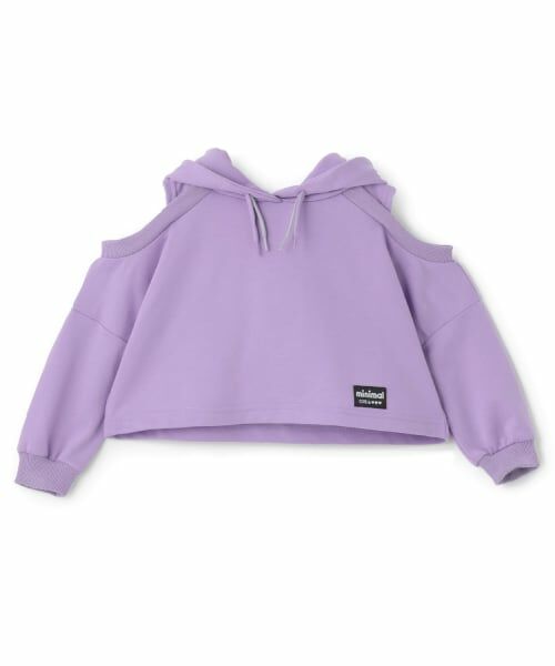 minimal / ミニマル スウェット | 短丈肩だしミニ裏毛トレーナー | 詳細8