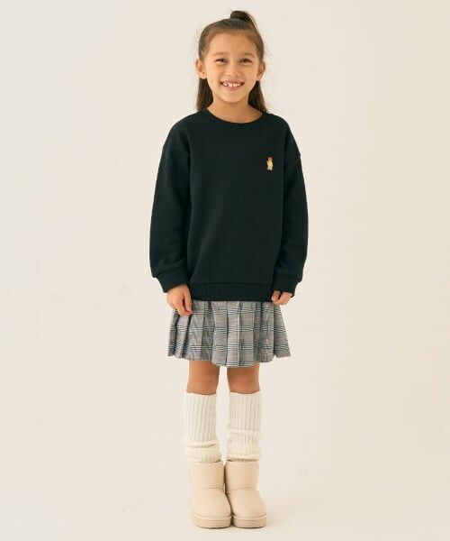 minimal / ミニマル スウェット | クマ刺しゅう 裏毛トレーナー | 詳細17