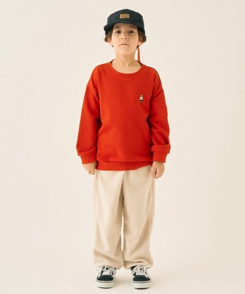 minimal / ミニマル スウェット | クマ刺しゅう 裏毛トレーナー | 詳細19