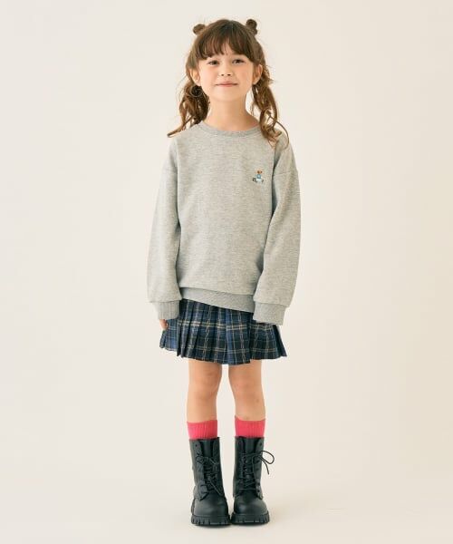 minimal / ミニマル スウェット | クマ刺しゅう 裏毛トレーナー | 詳細21