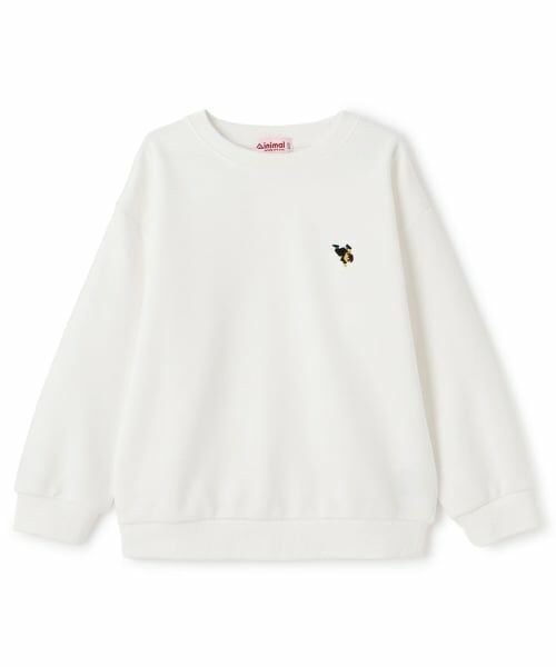 minimal / ミニマル スウェット | クマ刺しゅう 裏毛トレーナー | 詳細9