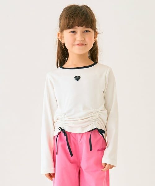 minimal / ミニマル Tシャツ | ドロスト長袖Ｔシャツ（オフ ホワイト）