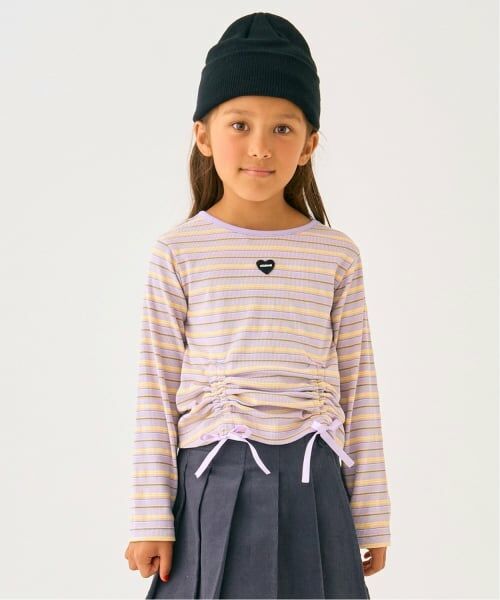 minimal / ミニマル Tシャツ | ドロスト長袖Ｔシャツ（ラベンダー）