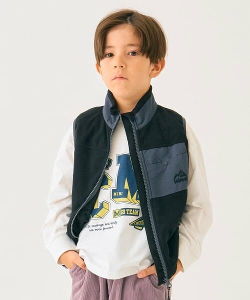 minimal / ミニマル ダウンジャケット・ベスト | フリースベスト（黒）