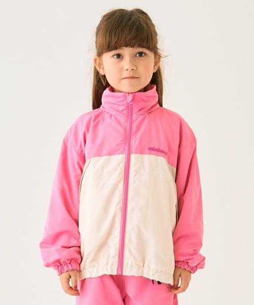 minimal / ミニマル ブルゾン | バイカラーブルゾン（ピンク）