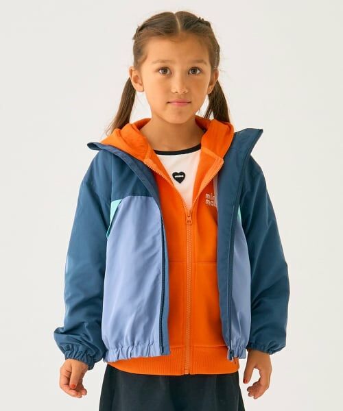 minimal / ミニマル ブルゾン | バイカラーブルゾン（紺）