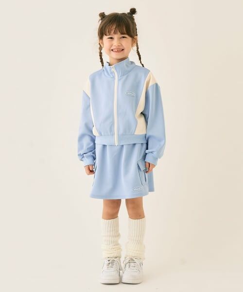 minimal / ミニマル ブルゾン | フルジップ＋スカートset（サックス）