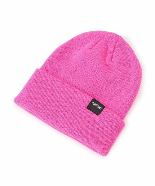 minimal / ミニマル ニットキャップ | カラーニットワッチ（ピンク）