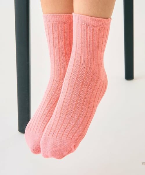 minimal / ミニマル ソックス | サイズフリーカラーアソートソックス（ピンク）