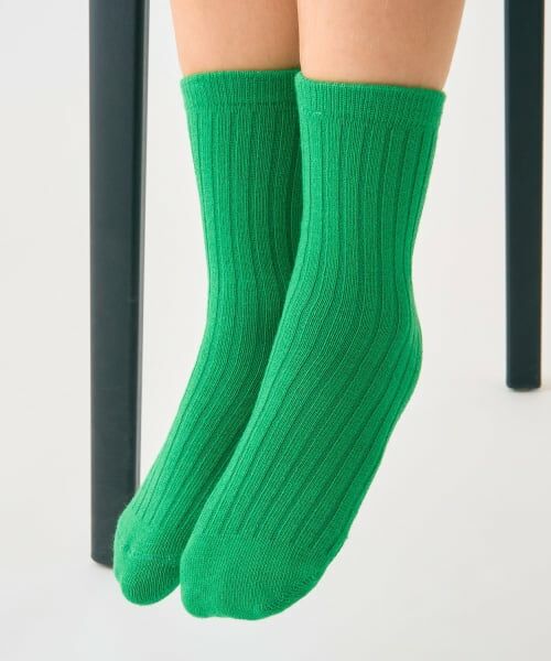 minimal / ミニマル ソックス | サイズフリーカラーアソートソックス（グリーン）