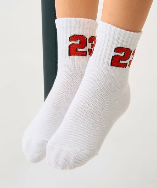 minimal / ミニマル ソックス | ナンバリングアソートソックス（白）