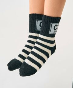 195ボーダーアソートソックス