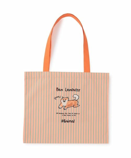 minimal / ミニマル トートバッグ | 【ベンレノヴィッツ】アソートDOGトートバッグ（オレンジ）