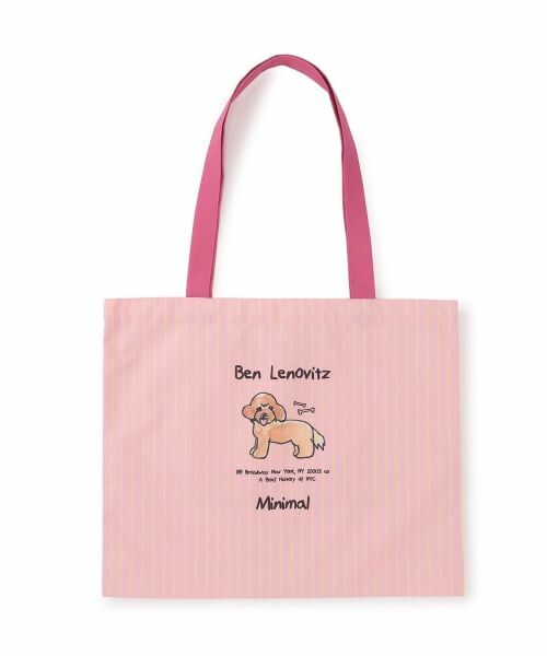 minimal / ミニマル トートバッグ | 【ベンレノヴィッツ】アソートDOGトートバッグ（マゼンダ）