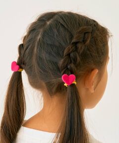 minimal / ミニマル ヘアゴム・シュシュ | ハートヘアゴム2個セット