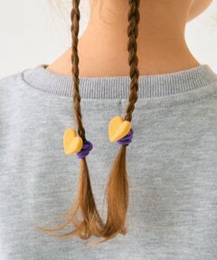 minimal / ミニマル ヘアゴム・シュシュ | ハートヘアゴム2個セット