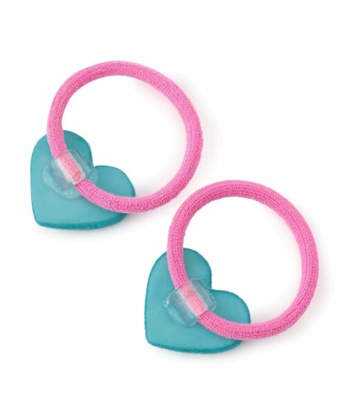 minimal / ミニマル ヘアゴム・シュシュ | ハートヘアゴム2個セット | 詳細1