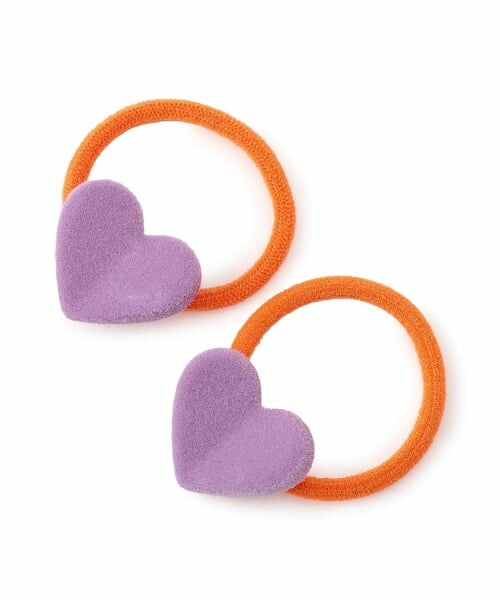 minimal / ミニマル ヘアゴム・シュシュ | ハートヘアゴム2個セット | 詳細9