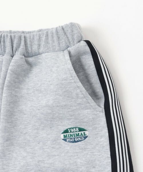 minimal / ミニマル その他パンツ | サイドラインスウェットパンツ【セットアップ可】 | 詳細4
