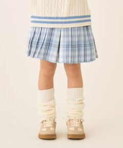 minimal / ミニマル ショート・ハーフ・半端丈パンツ | T/Rチェックプリーツキュロット